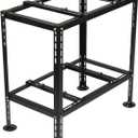WeCooper Mini Split Ground Stand for9000-18000BTU,Double Level Stand,Black