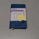 POPRUN 2026 Pocket Planner (Slim Size 3.5'' x 6.5'') Weekly and Monthly Calendar for Purse, with Hourly Time Slots, 100GSM Thick Paper, Spiral Soft Cover, Pen Holder, TJ - Night Sky Blue