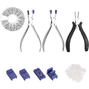 Rimless Glasses Frame Tools - Optician Plier Set with 600 Pcs Tiny Screws, Adjusting Eyeglass Arms, Repairing Eye Glass, Sunglass, Jewelry, Watch