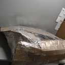 COLAMY Wooden Dining Chairs Set of 4, Modern Fabric Upholstered Kitchen Side Chairs, Farmhouse Dining Room Chair with Foot Pegs, Beige