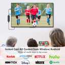 4K 1080P Wireless HDMI Display Adapter, WiFi Streaming Movies, Shows Receiver for i-Phone, i-Pad, Android, Tablet, Laptop, Window to HDTV/Monitor/Projector, Compatible Miracast, Air Play, DLNA