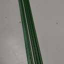Arlai 45cm/1.48 Ft Garden Stakes, Plastic Coated Steel Plant Stakes Sturdy Tomato Stakes, Pack of 25