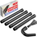 Sealegend Universal Gutter Cleaning Kit for Leaf Blowers with New Supportive Structure Vacuum Attachment for Blower Gutter Cleaning Tools from The Ground Leaf Reomver, 11 Feet