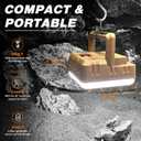 5 x 2 in 1 Camping Lantern Flashlights, DIBMS 4-Pack LED USB Rechargeable Hanging Power Bank Waterproof Light for Camping Hurricanes Emergency Power Outages Indoor Outdoor