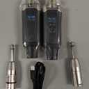 Arvitek Wireless XLR Microphone Transmitter & Receiver, UHF Wireless Mic System, 16 Channels XLR Mic Adapter for Dynamic Microphone, Audio Mixer, Electric Guitar Bass, 48V Phantom Power, 250ft Range