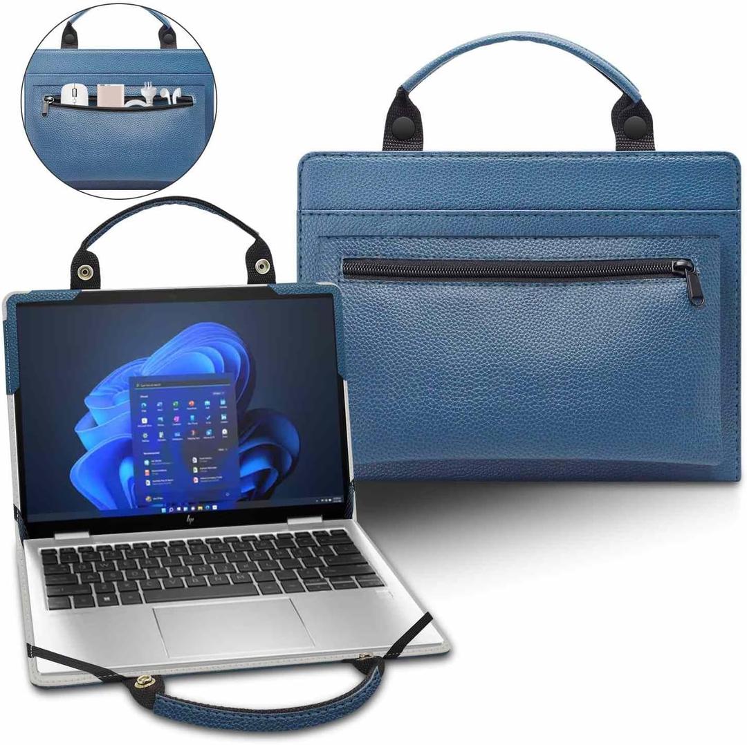 Laptop Case Cover for HP Envy x360 13 13-agXXXX 13-ag0003na 13-ag0031ur/ENVY 13 13-adXXX 13-ad010nr 13-ad111tx with Portable Bag with Bag Handle,Blue