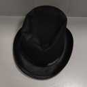 2 Pack Black Felt Top Hat, Funny Party Stovepipe Hat, Formal Tuxedo Vampire Costume Hat, Dress Up Victorian Hat for Cosplay, Halloween, Unisex