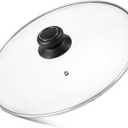 11 Inch Pan Lid, Frying Pan Lid, Fry Pan, Skillet Lid, Pot Cover with Handle, Tempered Glass Cover, 11"