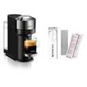 Amazon.com: Nespresso Nepresso Vertuo Next Deluxe Coffee and Espresso Maker By De'Longhi, Dark Chrome Descaling Kit: Home & Kitchen