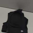 Yvette Front Closure High Support Sports Bras for Women Double Straps Plus Size Sports Bra with Sewn in Pads (X-Large Plus, Black)