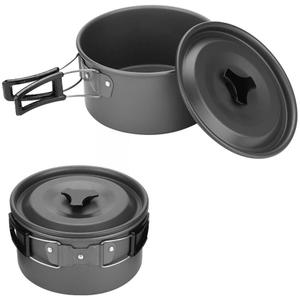Outdoor Camping Picnic Barbecue Cooking Set Cookware for 2-3 People