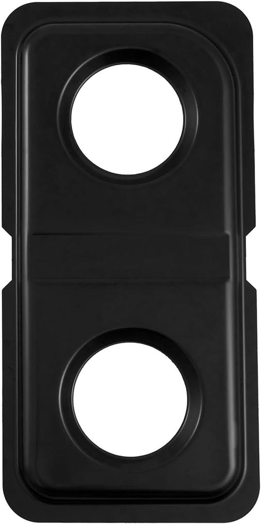 Allstare WB34K10010 Burner Drip Pan Replacement Parts for GE Hotpoint Stove Parts Black Stainless Steel Double Drip Pans WB34K10016 GE Hotpoint Gas Stove Range Catch Pan (Left Side) 1 Pcs
