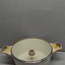 SENSARTE Ceramic Nonstick Stock Pot with Lid, 6.6 QT Soup Pot Casserole Pot, Non-toxic Healthy Pasta Pot, Large Cooking Pot Stew Pot, Induction Compatible, PFOA PFAS PTFE Free, White