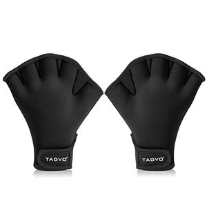TAGVO Aquatic Gloves for Helping Upper Body Resistance, Webbed Swim Gloves Well Stitching, No Fading, Sizes for Men Women Adult Children Aquatic Fitness Water Resistance Training, M