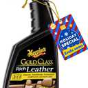 Meguiar's Gold Class Rich Leather Cleaner and Conditioner 3-in-1 Spray, Non-Greasy Car Leather Cleaner and Conditioner Treatment with Advanced UV Protection, 15.2 Oz Spray Bottle