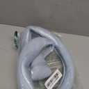 PIC AUTO Steering Wheel Cover, Light Blue Patterned Leather Patchwork Design, Universal Fit 14.5"15.5", Anti-Slip, Odor-Free, Soft PU Grain Leather, Durable Grip Car Accessory for Girls & Women