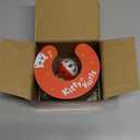 Kitty Kurlz - Kitty Kurlz Magnetic Toy & Reversible Cardboard Scratcher - Collapsible Ball Track with Bell - Durable Eco-Friendly Ring for Play, Chase & Scratch