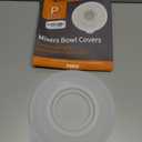 Silicone Mixers Bowl Cover Compatible with KitchenAid 4.5-5 Quart Tilt-Head Stand Mixers Bowl (White)