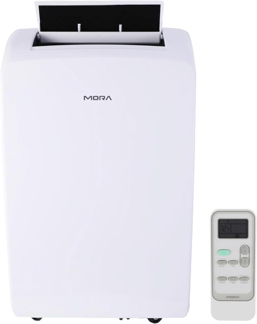 Mora Mora by Hisense Smart 7,000 BTU (DOE), 10,300 BTU (ASHRAE), 300 SF Portable AC, 3 Operating Modes (Cool, Dry, Fan), Remote and Window Vent Installation Kit Included, Goole Home & Alexa Support