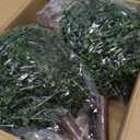 2 Pack Artificial Boxwood Topiary Bush 23.6Inch UV Resistant Artificial Topiary Ballwith Ground Spikes,Indoor Outdoor Potted Plants for Porch, Garden, Front Door Decor (7in)