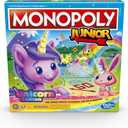 Monopoly Junior: Unicorn Edition Board Game | Magical-Themed Indoor Family Game | 2 to 4 Players | Preschool Games | Kids Gifts | Ages 5 and Up (Amazon Exclusive)