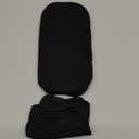 Mavogel Cotton Sleep Eye Mask - Updated Design Light Blocking with Adjustable Nose Bridge, Soft and Comfortable Night Eye Mask for Men Women, Eye Blinder for Shift Work, Includes Travel Pouch, Black