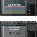 Mr.Shield [3-Pack] Screen Protector For Fujifilm XF10, X-T100, X30, X-30, X-F10, Panasonic Lumix lx100 DC-LX100 II Camera [Tempered Glass] [Japan Glass with 9H Hardness] Screen Protector