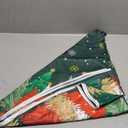 Horaldaily Christmas Tablecloth 6060 Inch Round, Christmas Trees Green Washable Table Cover for Party Picnic Dinner Decor