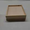 Unfinished Wood Panels for Painting, Blank Wooden Squares for Crafting, Art Pouring (14 x 11 x 0.01 inches, 4 Pack)