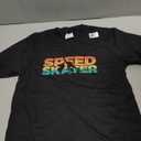 Retro Speed Skater Ice Skating T-Shirt, S