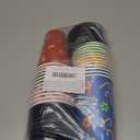 Fancy Land 24 Pcs 16 Ounces Christmas Disposable Coffee Cups Merry Xmas Paper Cups with Lids Sleeves Holiday Cold Beverage Hot Chocolate Drinks Dinner Party Tableware Decorations Supplies Character