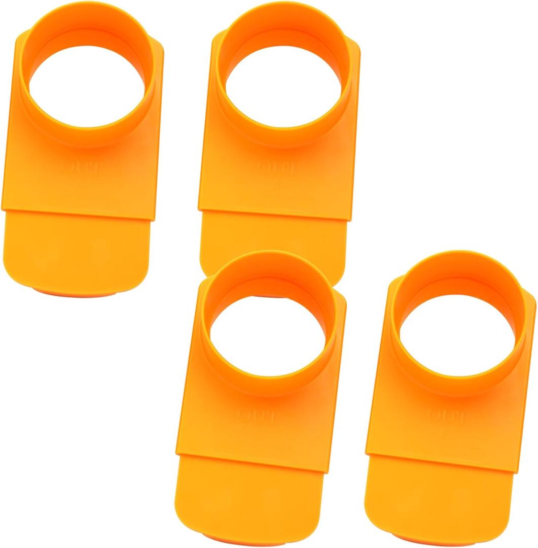 Dust Collection Fittings 4 Inch Blast Gate 70295 Dust Collection Fittings compatible for Dust Hoses and Flanges(4 Pack)