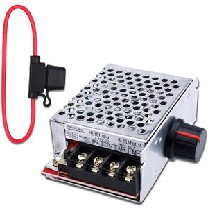 KeeYees 7-70V 30A PWM DC Motor Speed Controller Switch Control 12V 24V 36V 48V with 30 Amp Fuse