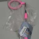 Ankle Skip Ball for Kids, Foldable Colorful Light Flash Wheel Skip Ball for Adults, Indoor Outdoor Game Toys for Kids Girls Boys, Gift for Girls, Boys Ages 5 6 7 8 9 10 11 12 Years Old- Pink