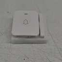 AVANTEK Wireless Doorbell, Mini Waterproof Door Bell Chime Operating at 1000 Feet, CW-11 Doorbell with 52 Melodies, 5 Volume Levels & LED Flash (White)