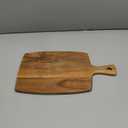 Best Acacia Wood Cutting Board with Handle Wooden Charcuterie Board Kitchen Chopping Boards for Bread Meat Cutting boards Fruit Cheese Serving Board Butcher Block Carving Board, 17" x 10"