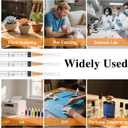 100 Pack 2.5ml/cc Lab Syringes Luer Lock with 25Ga 1 Inch(25mm) Needle, Disposable Individually Wrapped for Scientific Labs, Feeding Small Animals, Dispensing, Applicator, Watering