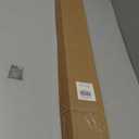 LazBlinds No Tools No Drill 1" Vinyl Mini Blinds, Cordless Blinds for Windows, Light Filtering Horizontal Window Blinds & Shades, 33" W x 72" H, White