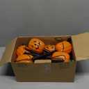 BRIGHTDECK Lollipop Solar Christmas Pathway Lights Outdoor, 5 Pack LED Christmas Decor with 8 Lighting Modes, Light Up Solar Stake Lights for Holiday, Xmas, Walkway, Sidewalk (Red, 5 PCS)