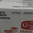 Nestle Carnation Coffee Creamer Half and Half, Made with Real Dairy, 0.304 fl oz Tubs (Pack of 360), Best By October 05 2025 
