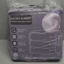 Heated Blanket Electric Blanket,Cozy Faux Rabbit Fur & Soft Flannel Warm Heater Throw Blanket with 5 Fast Heating Levels &10Hours Auto-Off Over-Heat Protection50" x 60" (Grey)