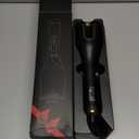 Automatic Curling Iron, Hair Curler 1" Large Slot, 4 Temperature Settings, 12s-19s Timers, Dual Voltage, Anti-Scald, Anti-Tangle, Auto Shut-Off, LCD Display, Fast Heating Easy for Use, Black