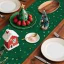 2 x Artscope Christmas Tree Table Runner, Xmas Winter Holiday Kitchen Dining Table Decoration for Christmas Home Decor 13x72 Inch-Green