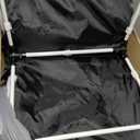 FENGZIZH Portable Baby Bassinet - Foldable Bedside Bassinet, Lightweight Playpen with Mosquito Net, 42.5 x 40.2 x 20.8 inches, Black
