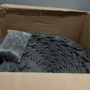 4 inch Tall Landscape Edging Kit 120FT Garden Edging with 210 Spikes for Lawn Edging and Flower Beds (Black, 120FT)