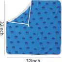Hooded Baby Towels for Newborn,32x32 Inches,Baby Bath Towels,2-Pack,Hooded Towels for Baby,Infant,Toddler and Kids(Black Clouds)