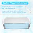 WR71X10761 Fridge Shelf Trim (Clear), Compatible with GE Refrigerator Freezer Door Bin/Door Shelf Replacement Shelves Trim Part WR71X10289 Insert Module for various General Electric fridge Accessories