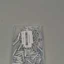 ALLCLEAN 3/16" Diameter X 1" Length Solid Aluminum Brazier Head Rivets,Aluminum Boat Rivets,Round/Dome Head Rivet,Pack of 100