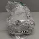 Lush Decor Riley Shower Curtain, 72" W x 72" L, Light Gray - Bathroom Curtain - Coquette Decor - Bow Shower Curtains - Cottage Core - Fabric Shower Curtains