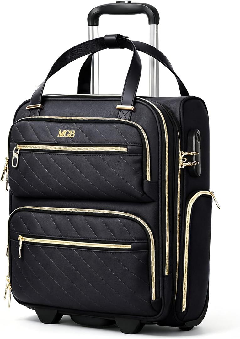 16 Inch Underseat Carry On luggage with wheel,Rolling Small luggage